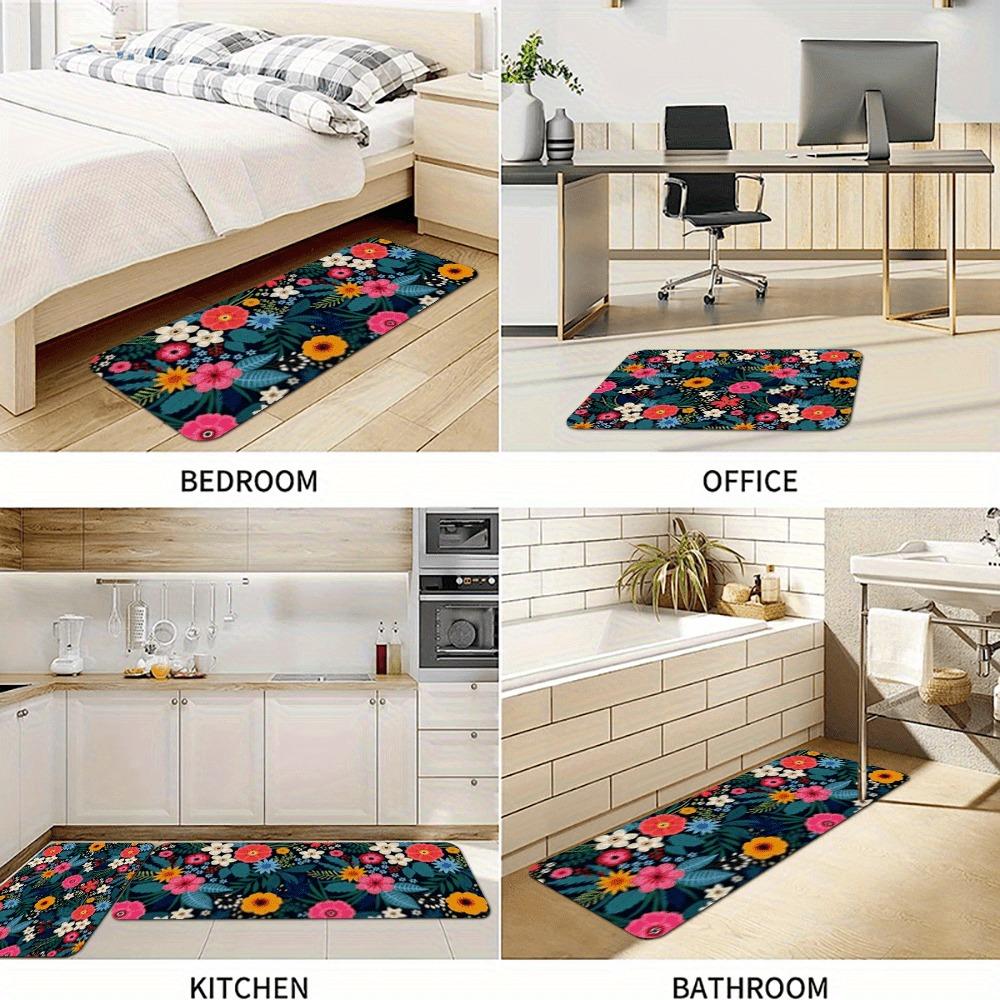 1 шт. Коврик для кухни с рисунком лодки, Нескользящий придверный коврик, Поп-дизайн, Коврик для ванной, Коврик для ванной, Ковер для дома, Раковина, Прачечная, Декор