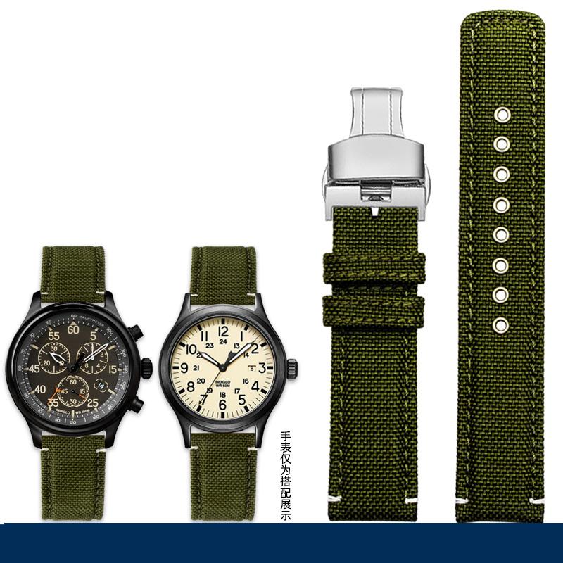 Подходит для TIMEX TIMEX Expeditionary Series T49963 T49905 Наручные часы для активного отдыха из нейлоновой ткани с мужским ремешком 20 мм