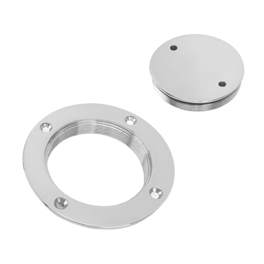 Deck Hatch Cover Marine Grade Stainless Steel 316 Round Deck Hatch Cover Lid Yacht Boat Hatch Plate 3in (1351SA)