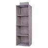 Cotton Hanging Storage Pouch Space Saver Clothes Organizer  for Household Closet Container