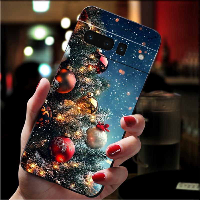 Чехол для телефона Merry Christmas Tree Carcasa Funda для Google Pixel 10 9 Pro XL 9A 8 7 6 Pro Pixel 8A 7A 6A Pixel 8 7 6 5 Case