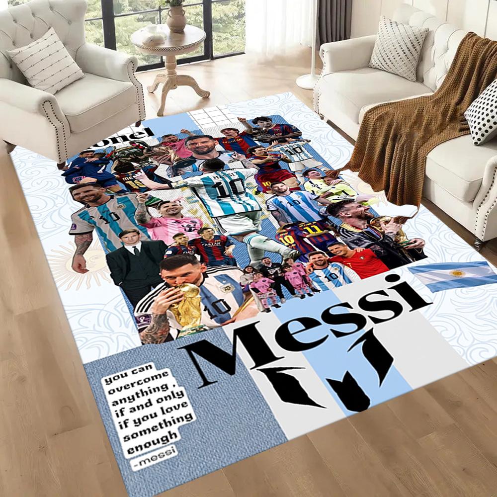Messi 202 Floor Mat Suitable for Decorate room Bedrooms Foyer Living Rooms Anti-slip Rug Office home decor Gift for Festivals
