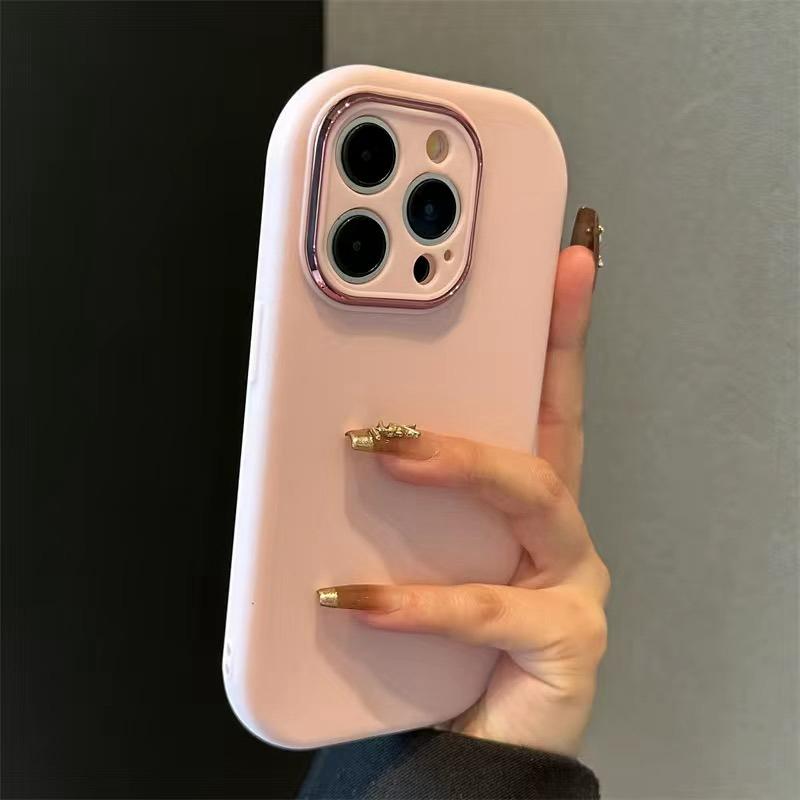 Soft Silicone Candy Phone Cases For iPhone 11 12 13 14 15 16 17 Pro Max Plus AIr Shockproof Bumper Back Cases Cover