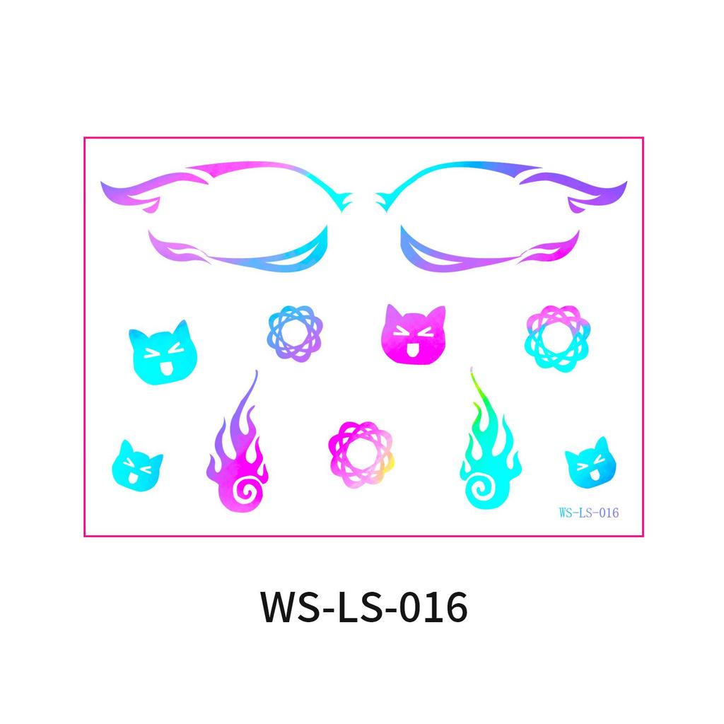 Европейско-американский трансграничный музыкальный фестиваль - Лазерные наклейки для подводки глаз - Водонепроницаемые и стойкие одноразовые татуировки