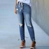 Women's Loose And Casual Trend Ripped Casual Fashion Straight Leg Jeans