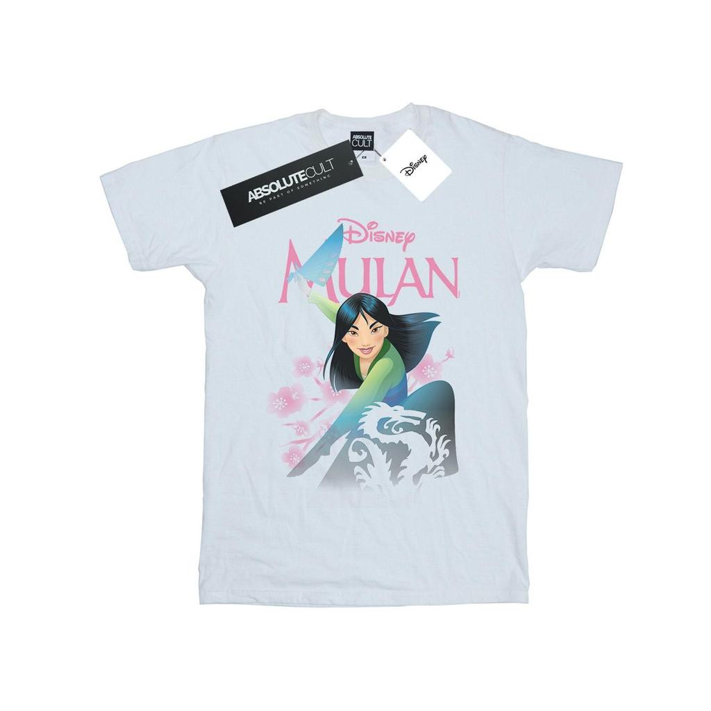 Disney Womens/Ladies Mulan My Own Hero Cotton Boyfriend T-Shirt
