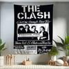 Clash The Band Tapestry Art Printing Cheap Hippie Wall Hanging Bohemian Wall Tapestries Mandala Art Home Decor