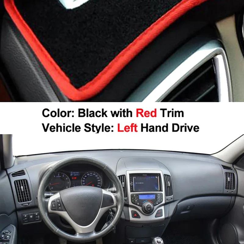 Чехол на приборную панель автомобиля DashMat Carpet Cape для Hyundai I30 Kombi Coupe I 2007 2008 2009 - 2012 Защитный коврик Anti-UV Block Sun Ray