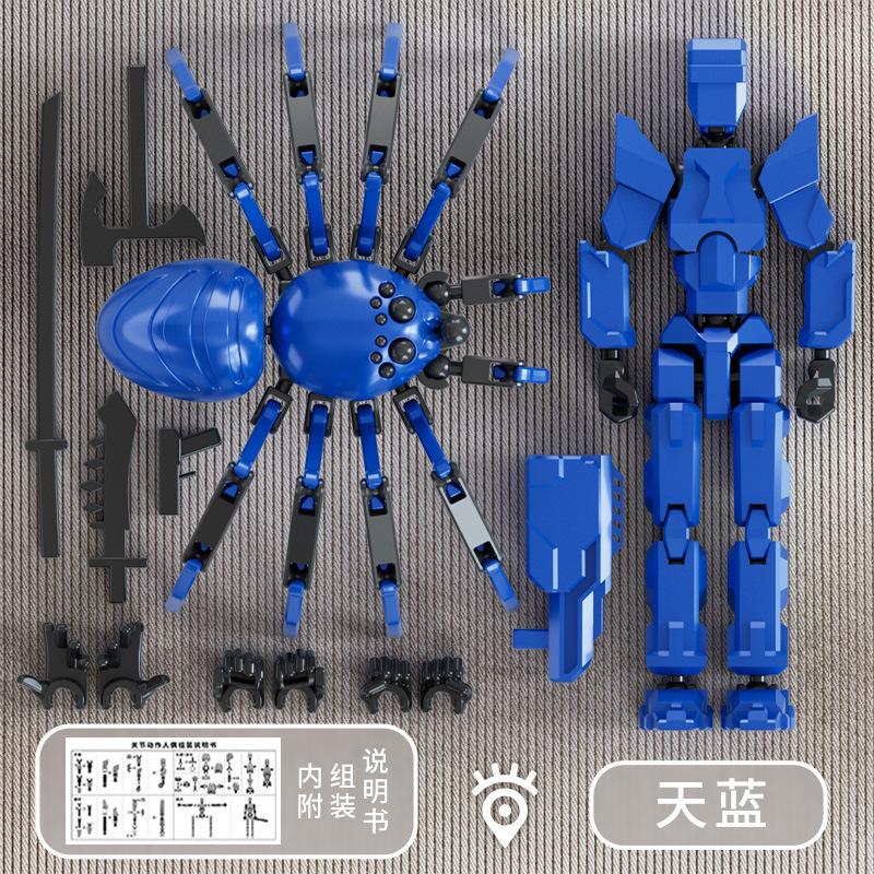 Multi-jointed Movable Robot 3d Printed Spider Toys With Suction Cup Model Game Toys Gift Christmas Decompression Tool