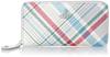 Кошелек на круговой молнии 51050023U ПРИНТ SAFFIANO КЛЕТКА МАДРАС [Vivienne Westwood] Женский [Товар]