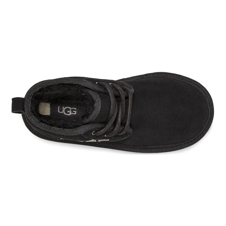 UGG Neumel Graphic Boot Black Grey Suede (Kids) Kids Sneakers 1130787K-BGSD