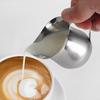 Set of 4 Convenient Milk Frothing Cup Small Milk Frothing Pitcher Stainless Steel Coffee Milk Pouring Jug for Coffee