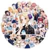 50Pcs Anime Cartoon Stickers DIY Skateboard Laptop Motorcycle Phone Car Waterproof Sticker Decal