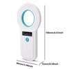 Ручной 134,2 кГц 125 кГц RFID-считыватель для животных, кошек, собак, сканер микрочипов FDX-B, стеклянный чип, USB/Bluetooth-считыватель меток с метками