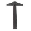 Woodworking T Ruler Aluminum Alloy Multifunctional Carpenter Scriber with Rotatable Angle Gauge