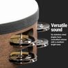MEINL Percussion Традиционный тамбурин из козьей кожи из нержавеющей стали с джинглами 2 ряда TAH2WB