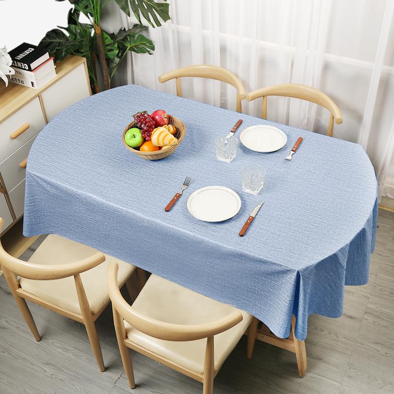 Овальная скатерть водонепроницаемая маслостойкая ПВХ крышка стола чехол декоративный обеденный стол кофейня свадебный декор красивая крышка стола