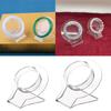Transparent Bracelet Storage Rack Bangle Holder Acrylic Watch Display Stand Jewelry Organizer Simple Circular Stable