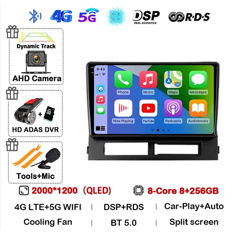 Carplay для Toyota Prius XW20 II 2 2003-2011 Android 14 Android Auto 2DIN Авторадио Lettore Unità Principal GPS Stereo Multim