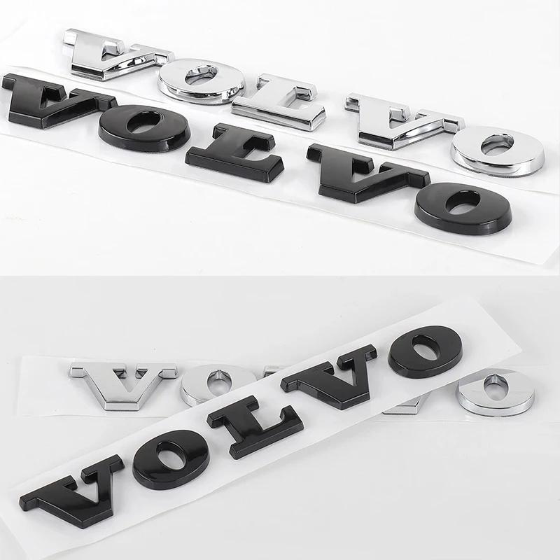 3D ABS Буквы VOLVO Наклейка-эмблема на багажник автомобиля для XC40 XC60 XC90 S60 S90 V50 V70 V60 V40 S80 Автомобильный задний значок Внешние аксессуары