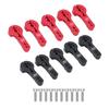 5Pcs Aluminum Servo Horns 25T M3 Threads Metal Steering Arm 35mm Long for RC Car Truck Airplane