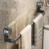 Strong Suction Cup Clothes Holder No Drilling Towel Bar Household Storage Rack Hanger Holder