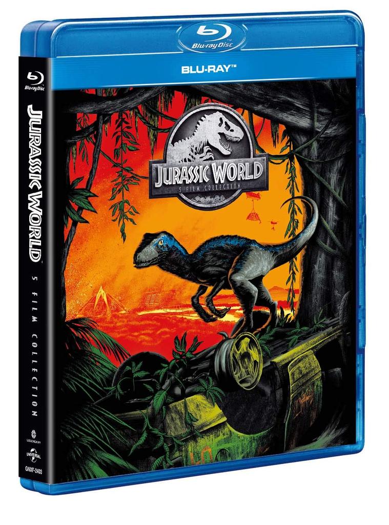 Коллекция «Мир Юрского периода» 5 фильмов на Blu-ray (Комплект из 5 дисков) [Блю рей]