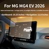 Матовое закаленное стекло для MG MG4 EV 2026 LCD GPS-навигация 12,8 дюйма Защитная пленка для экрана Устойчивая к царапинам Автоаксессуары