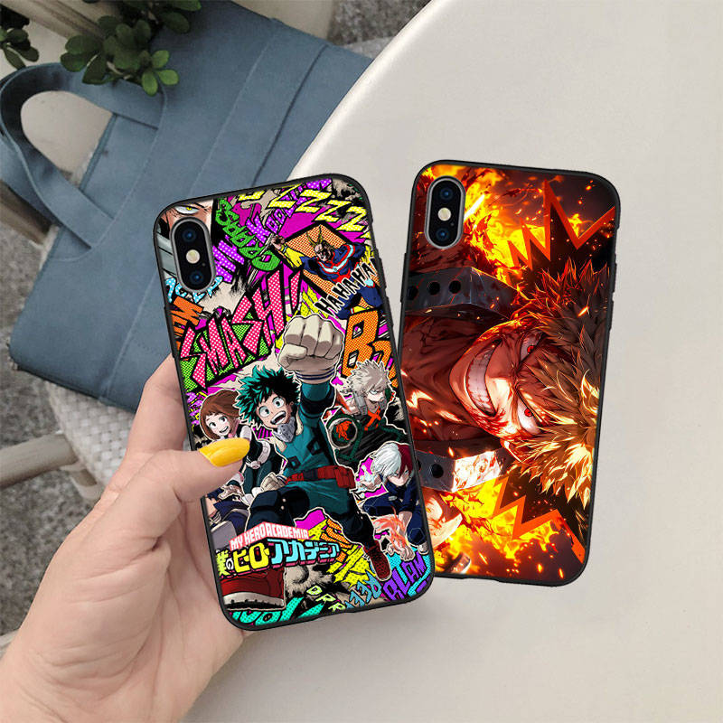 Чехол для телефона ED37 My Hero Academia для iPhone 6 6s 7 8 11 12 13 14 15 XS Pro Max XR X SE Samsung S20 S21 S22 S23 S24 FE Ultra Plus Lite S21S A55