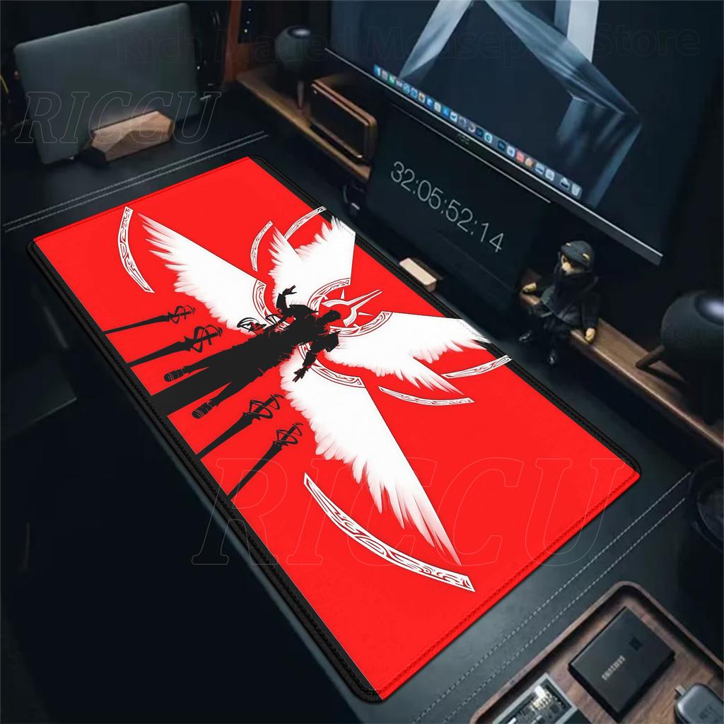 Быстрый Ретро Шутер ULTRAKILL Коврик для Мыши Компьютерный Коврик для Мыши Игровой Коврик для Мыши ПК Большой Коврик для Клавиатуры и Мыши Офисный Игровой Стол