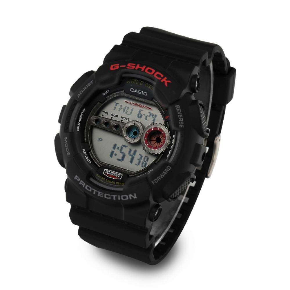 G Shock GD 100 1adr GD 100 1a biG Face цифровые спортивные солдатские мужские часы S из уретана