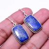 Lapis Lazuli Gemstone 925 Solid Sterling Silver Handmade Earring Jewelry, Statement Women Earring , Gift For Her.