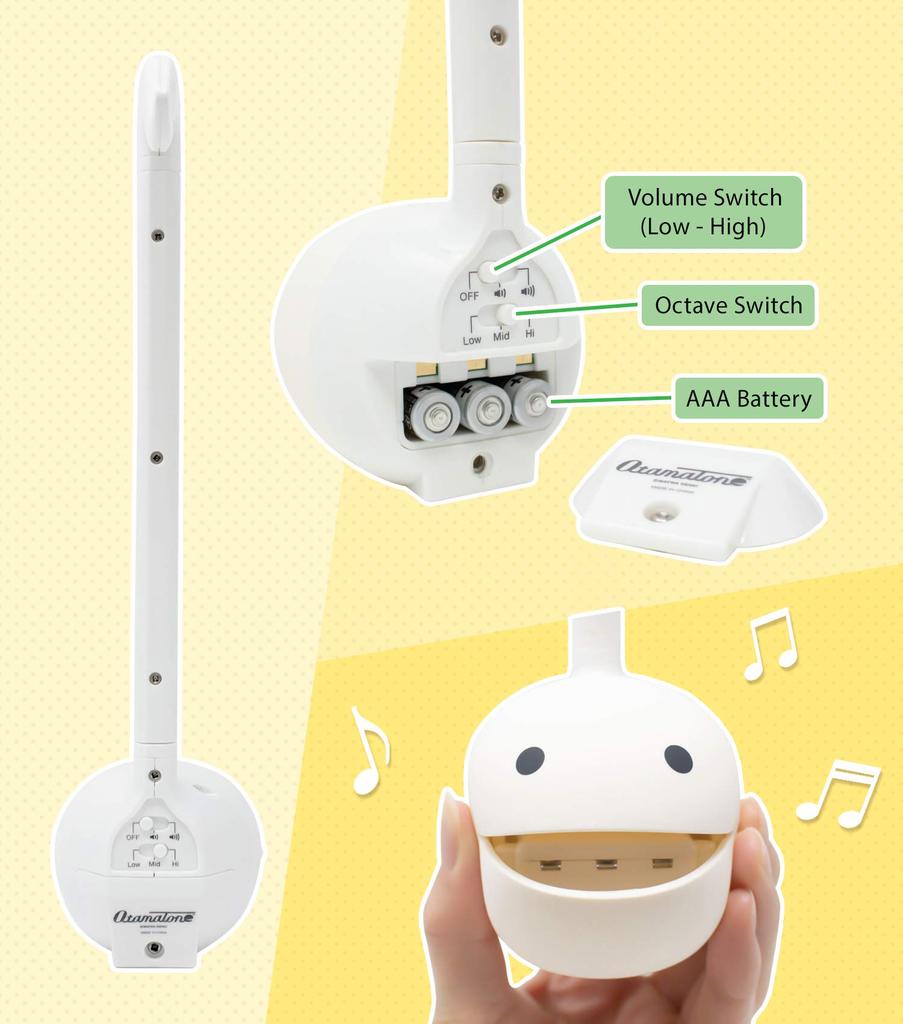 Maywa Denki Cube Otamatone (White)