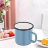 350ml Water Mug Exquisite Retro Style Metal Universal Round Edge Milk Cup
