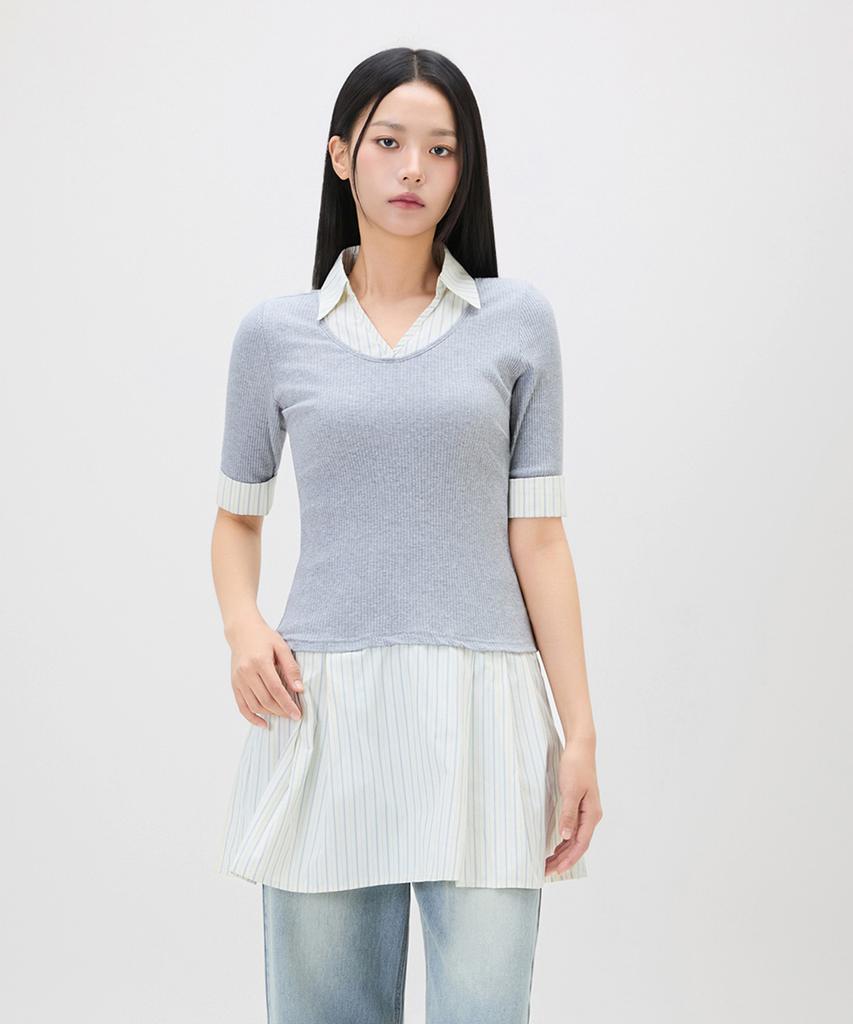 MIXXO Платье-рубашка многослойное_Miwowg50Qg