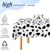 Animal Birthday Party Decorations 1.37X2.74m Cow Print Plastic Tablecloth,Plastic Table Cover for Farm Animal Themed Birthday Party Supplies
