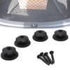 4PCS Car Rear Cargo Trunk Net Storage Organizer Replacement Hooks Mounting Hardware Kit 2 Ways To Install Car Accessories