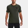 Under Armour Свободная спортивная футболка с графическим принтом для мужчин, цвет зеленый 1363558-310
