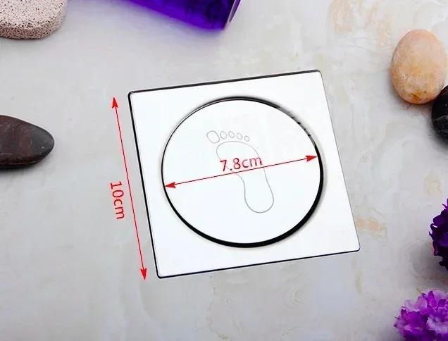 Круглый выдвижной слив для пола для ванной комнаты - напольное покрытие для душевой комнаты, сливная пробка 10X10CM 12X12CM или 15X15CM