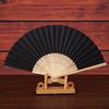 1pcs Paper Folding Fans Blank Bamboo Hand Held Fan for Practice Calligraphy Doodle DIY Painting Wedding Party Decor Gifts