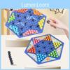 Educational Game Wooden Set With Magnetic Checkers For Kids Brain Training
