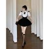 Black Strap Dress Women's Summer Tutu Skirt Short Skirt Skirt Miu Suit