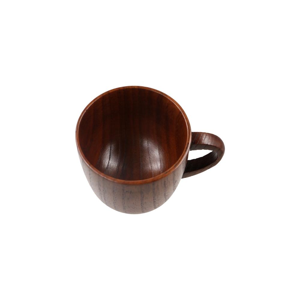 Japanese Style Wooden Tea Cup Handmade Wine Mug Cup Gift Drinking Cup Restaurant
