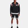 Under Armour Rival Fleece Full Zip Hooded Jacket Men Outerwear Black 1366303-001