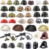 WWII Military Building Blocks Accessories Figure Soldier Helmet Toy USSR1 USA UK Japanese Hat Mini Brick Hood Mask Flamethrower