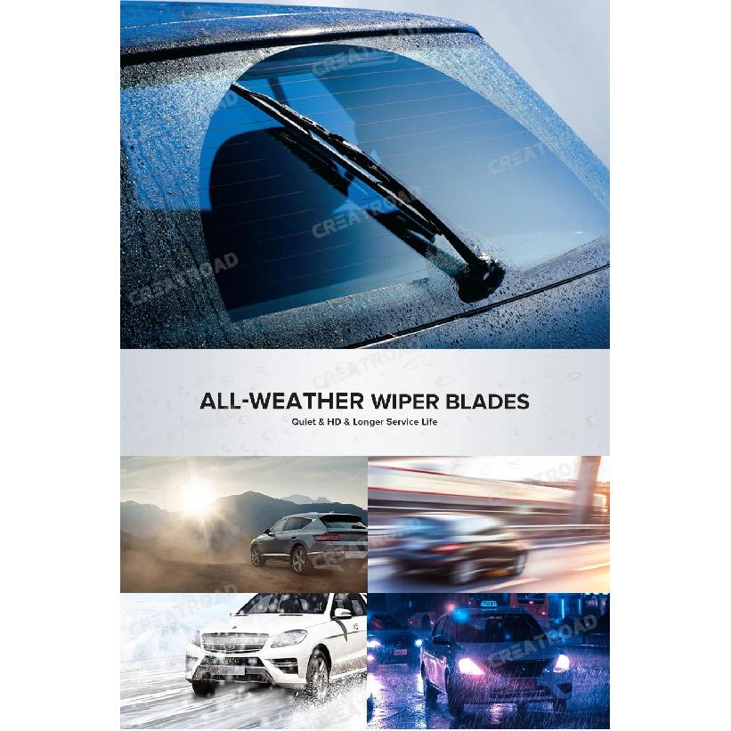 Дворник 12" Задний дворник для Nissan Micra / March K13 Хэтчбек 2010 - 2015 Лобовое стекло Задняя дверь