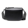 Diesel Detachable Adjustable Shoulder Strap Zipper Closure Leather Crossbody Shoulder Bag Medium Unisex bags Black X10223PR818-T8013