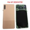 Заднее стекло для Samsung Galaxy A7 2018 A750 SM-A750F A750FN A750GN-DS, корпус задней двери с камерой и камерой
