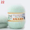 Soft Mink Velvet Wool Yarn for Knitting Long Plush Wool Cashmere Crochet Yarn Handmade Knitting Scarf Sweater For Fall Winter