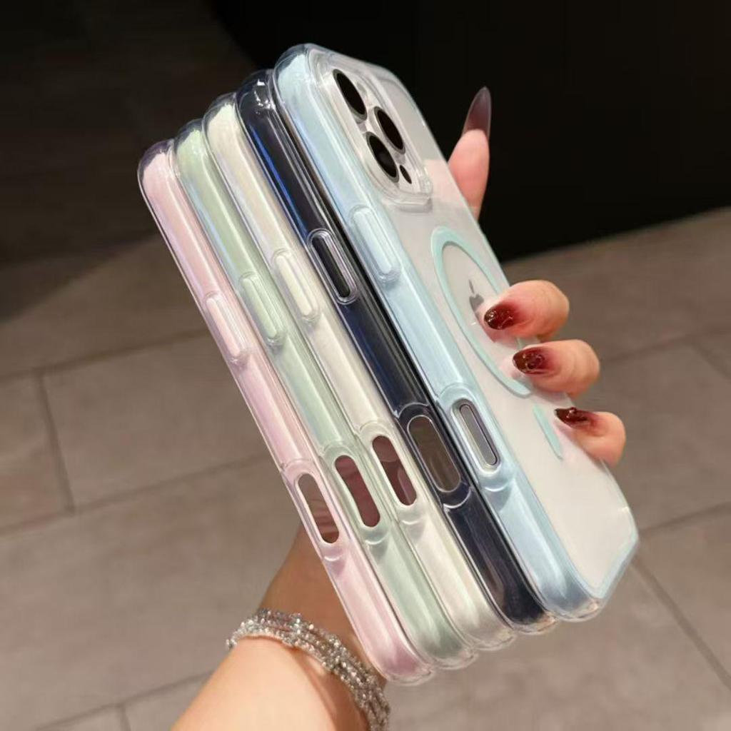 Магнитный защитный чехол-подушка безопасности 2-в-1 для Apple 11-17 Pro Max